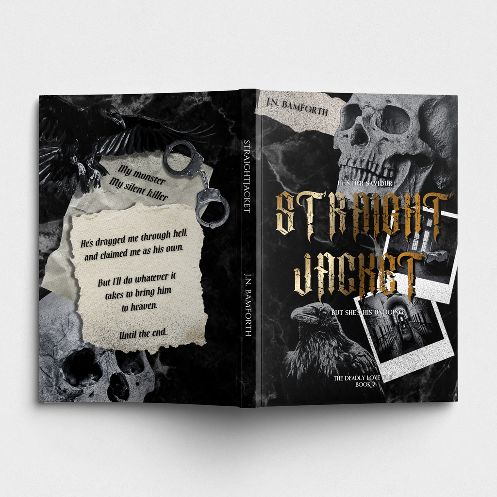 A paperback book titled 'Straight Jacket' by J.N.